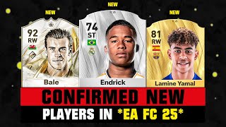FIFA 25 | ALL CONFIRMED PLAYERS ADDED (EA FC 25)! 😱🔥 ft. Endrick, Bale, Lamine Yamal... Resimi