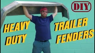 How to build TRAILER FENDERS ! ... fast- easy-cheap