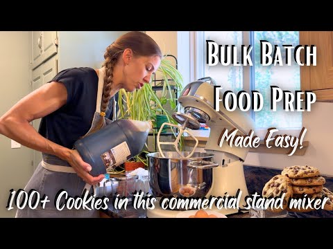 Testing the 8.4 Quart ZACME Commercial Stand Mixer with a Triple Batch of Chocolate Chip Cookies