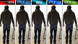 Tony Hawk's Proving Ground (2007) DS vs PS2 vs Wii vs PS3 vs XBOX 360