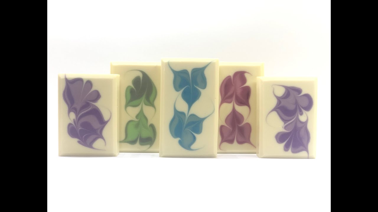 Pipe divider swirl Cold process soap