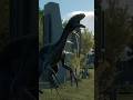 Jurassic World Evolution 2: Giganotosaurus Fears Therizinosaurus! #shorts #ps5 #giganotosaurus