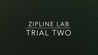 Zip line lab physics