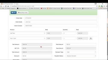 Online Inventory Management Software With PHP, MYSQL, Bootstrap Open Source Project