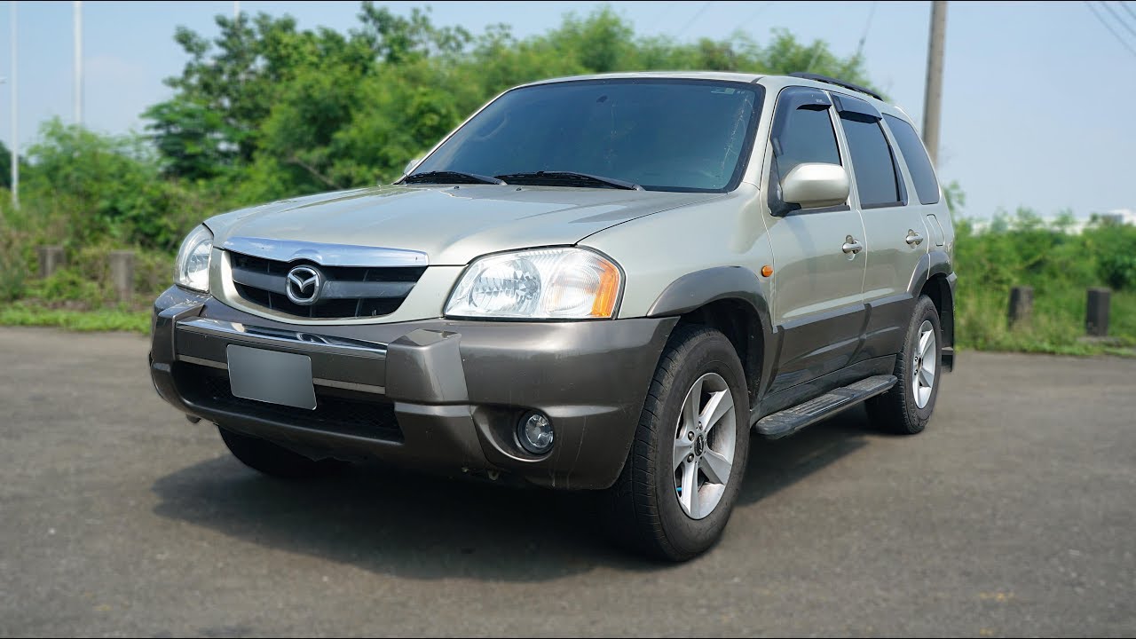 02年mazda Tribute 淺棕灰色 4wd 天窗 電動後視鏡 倒車雷達 台灣汽車大聯盟 二手車 中古車買車賣車交易網 公會認證平台