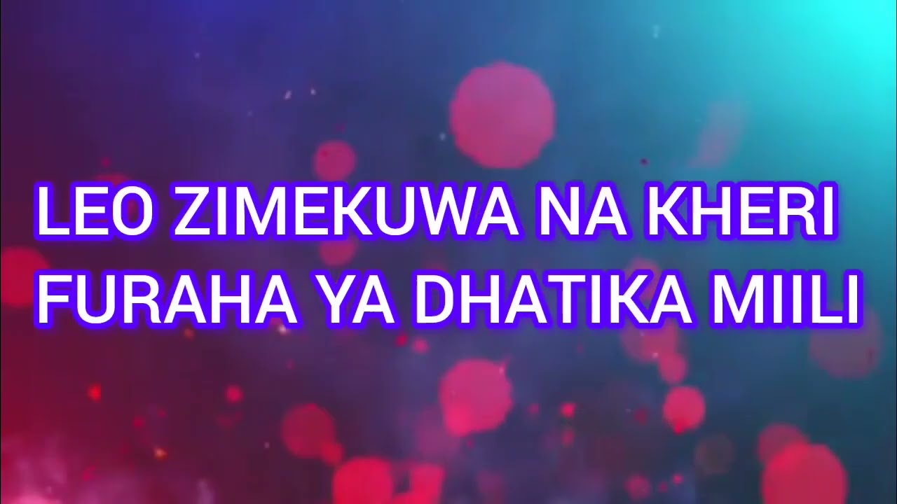 Ndoa ni faraja qaswida lyrics ya harusi