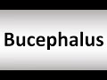 How to Pronounce Bucephalus