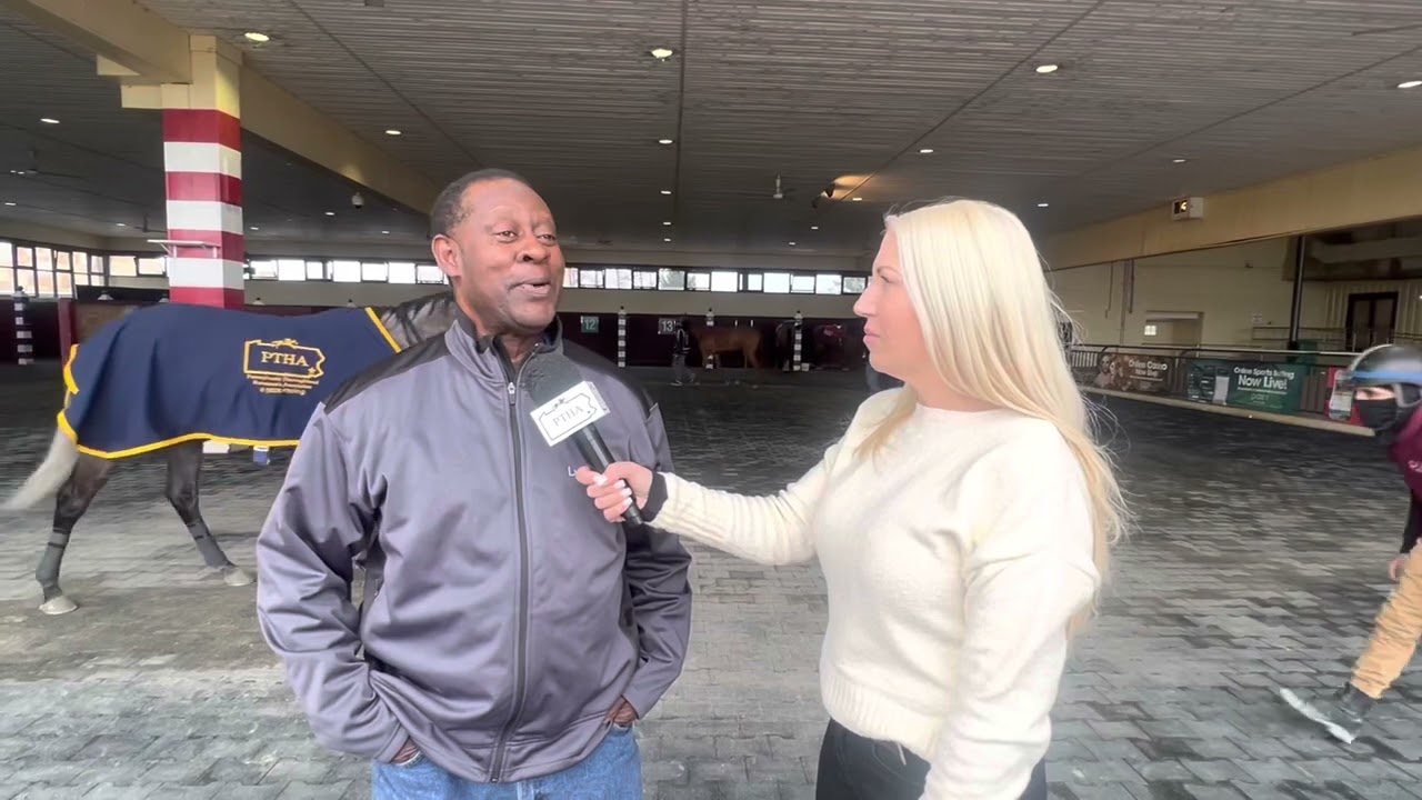Trainer Uriah St. Lewis on his win in the 150,000 Excelsior Stakes at
