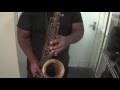 Chromatic Scale 4 Octaves Tenor Saxophone
