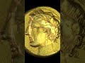 Золотая монета статер. Карфаген. IV-III в до н.э. #карфаген #нумизматика