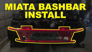 Midnite Runner Miata - Part 025 - Engine Installation, Bash Bar & Misc. #miata #engine #bashbar #mx5