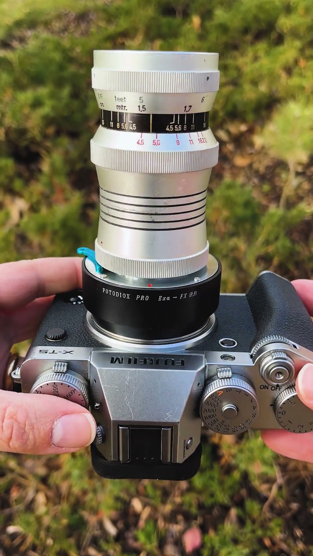 Mounting a Vintage Exakta Lens on a Fujifilm X-T5 - YouTube