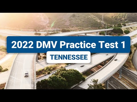 TN DMV Practice Permit Test 2023 