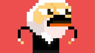 Karl Marx dances the Internationale [8 bit]