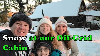 Snow Day at the Off Grid Cabin.     Episode #5