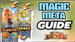 call of dragons - the secret OP META magic pairing | Liliya Theia ultimate guide