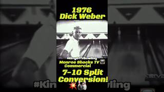 1976 Dick Weber 710 Split Conversion  Monroe Shocks Tv Bowling Commercials