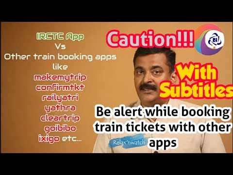 IRCTC Vs Other apps| Which is best  app for Train ticket booking in India? Malayalam with Subtitles