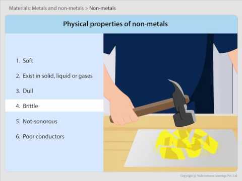 physical properties of non metals cbse 8th science properties of nonmetals