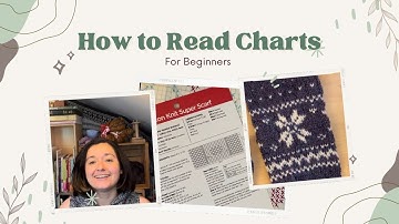 How to Read a Knitting Chart: the Very Basics Color work and Pattern Charts