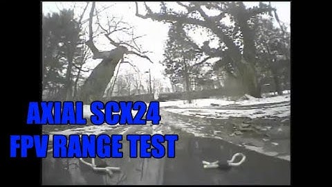 SCX24 FPV Fun in cold weather!!!