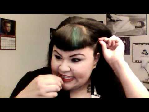 HOW TO: Big Teased Psychobilly Hair - YouTube