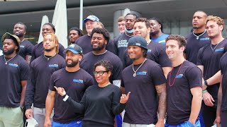 Rams Rookies Share Smiles & Spread Positivity At Cedars-Sinai Medical Center