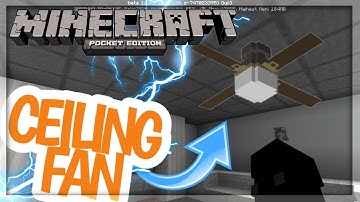 MCPE: How to make ceiling fan| command block (no mods)