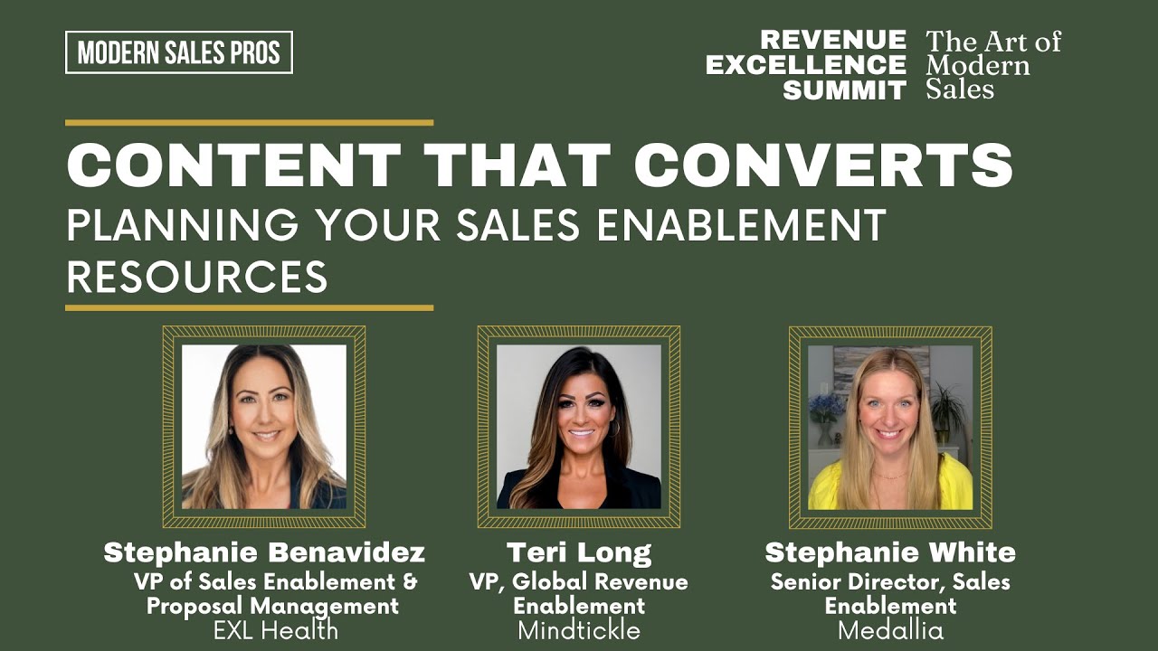Content That Converts: Planning Your Sales Enablement Resources