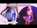 DIY Pleated Tennis Skirt + FREE TEMPLATE!!! // Euphoria (Jules) Inspired Halloween Costume DIY