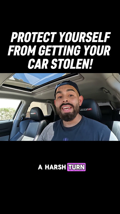PROTECT YOURSELF FROM CAR THEFT!