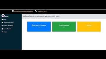 online attendance system project in php with complete source code