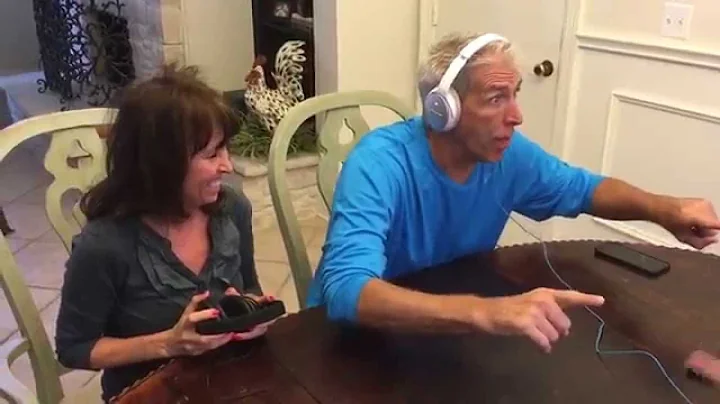 My parents perfect reaction to our baby announceme...