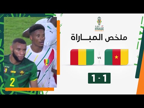 ملخص مباراة الكاميرون وغينيا (1-1)