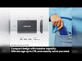 Overview: Samsung T7 Portable SSD, 2TB External Solid State Drive, Speeds Up to 1,050MB/s, USB 3...