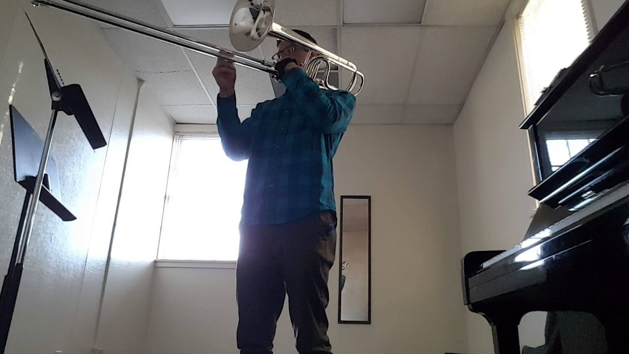 Scott Downs- Elgar Variation #9 Rehearsal 76 to 79 Bass Trombone Midterm Audition