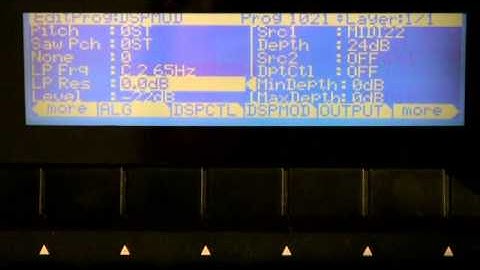 6 Kurzweil PC3 Series: Program Mode Editor (Part 4)