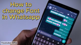 How to Change Font in Whatsapp Chats screenshot 1