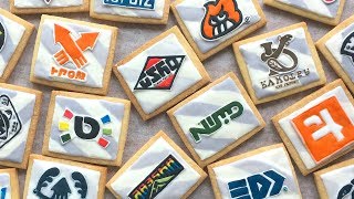 【Splatoon2】brand logo icing cookies - ブランドロゴアイシングクッキー作ってみた