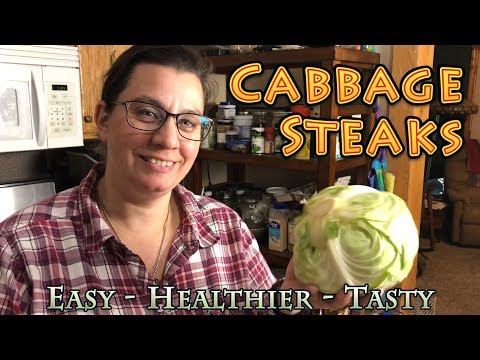 Garlic Cabbage Steaks | Healthier Eating