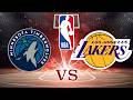 NBA LIVE Minnnesota Timberwolves vs Los Angeles Lakers | April 30, 2026 | NBA Regular Season 2k26