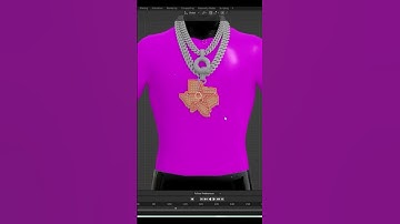 Making A Custom GTA 5 / FiveM Iced Out Chain Set 🥶🔥😤 #Shorts #GTA5 GTAV #GTARP #FiveM #blender