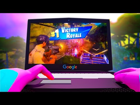 I Tried Playing FORTNITE On A CHROMEBOOK!