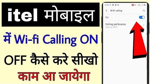 itel phone me wi-fi calling on off kaise kare ।। how to enable/use Wi-Fi Calling in itel