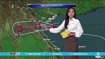Bão số 7 đang rất gần bờ, mưa và gió đã bắt đầu tăng hơn | VTVWDB