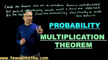 Multiplication rule of probability  JEE Maths Lectures | Ghanshyam Tewani | Cengage