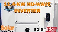 SolarEdge displays 11.4-kW HD-Wave inverter at SPI 2018