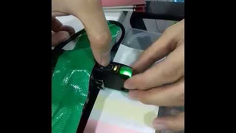 Autonics color sensor test