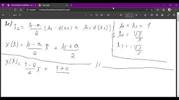 Resolvendo um problema de Integração Numérica usando o software Scilab - Daniel Clementino
