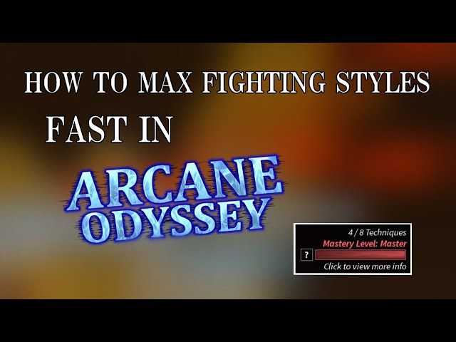 Fighting style stats? (size, speed, ect.) - Game Discussion - Arcane Odyssey